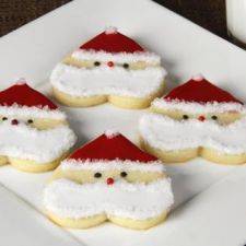 Santa Heart Cookies