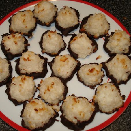 Chocolate-Dipped Triple-Coconut Macaroons - ATK