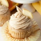 Apple Cider Cupcakes and Brown Sugar Cinnamon Buttercream