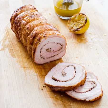 Tuscan-Style Roast Pork with Garlic and Rosemary