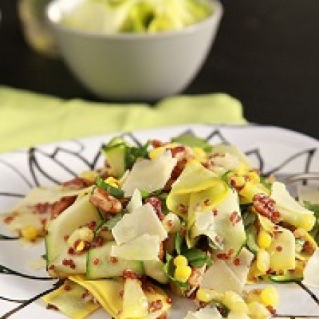 Zucchini & Summer Squash Ribbon Salad