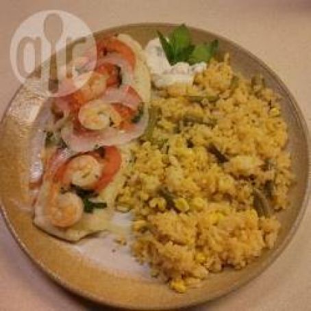 Filete de pescado empapelado