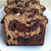 Chocolate Peanut Butter Banana Bread