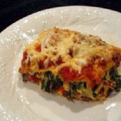 Meat Lasagna with Spinach & Goat Cheese