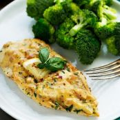 One Skillet Chicken with Lemon Garlic Cream Sauce