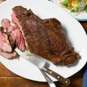 Sichuan Roast Leg of Lamb With Celery-Mint Salad