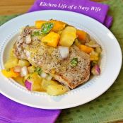 Pork Chops with Pineapple Mango Salsa