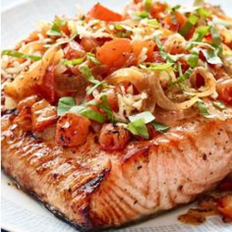 Bruschetta flavoured Salmon
