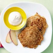 Apple Cinnamon Oatmeal Pancakes