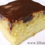 Boston Cream Poke Cake