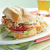 Pan-Seared Shrimp Po' Boys