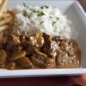 FILET MIGNON WITH STROGANOV SAUCE