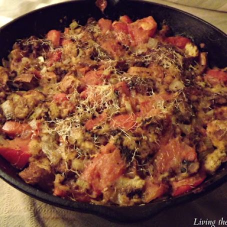 Simple Fresh Tomato and Bread Stuffing