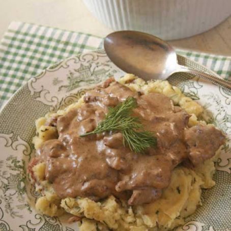 Mashed Potatoes and Gravy Recipe With Lamb