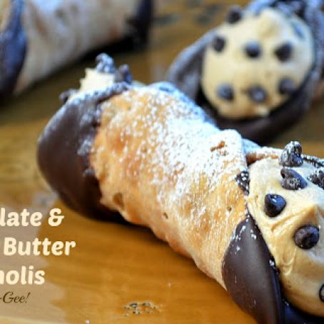 Chocolate & Peanut Butter Cannoli