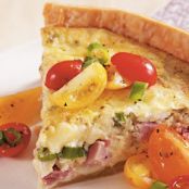 Ham and Swiss Quiche