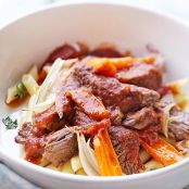 Italian Pot Roast with Pasta