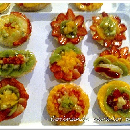 TARTALETAS RELLENAS DE FRUTAS