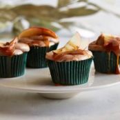 Caramel-Apple Cupcakes with Cinnamon Cream Cheese Frosting