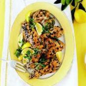 Baked Chicken with Potatoes, Lemon, and Oregano