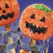 Jack-o'-Lantern Sugar Cookie Pops