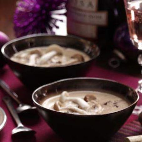 Mushroom and Brie Soup