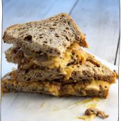 Vegan Caramelized Onion & Mushroom Grilled Cheese