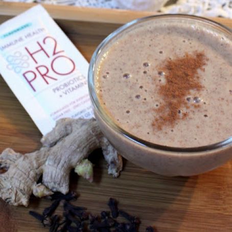 H2Probiotics and Gingerbread Cookie Smoothie