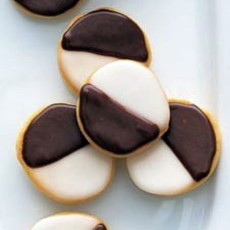 Mini Black and White Cookies