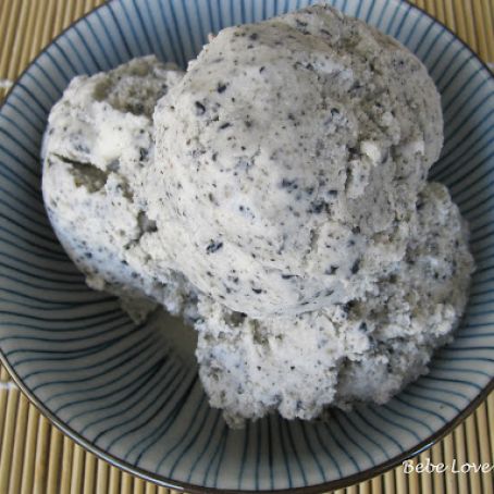 ICE CREAM - Black Sesame Ice Cream
