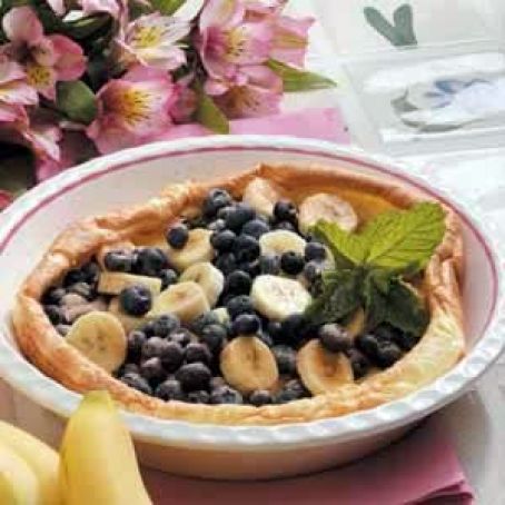 Fruit Filled Puff Pancake