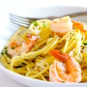 Garlic Shrimp Spaghetti