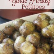 Crock-Pot Garlic Parsley Potatoes