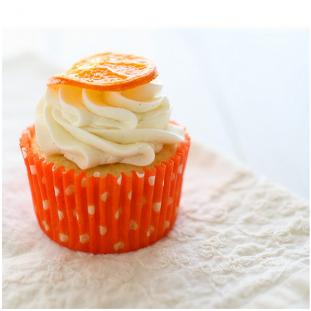 Orange Vanilla Bean Cupcakes