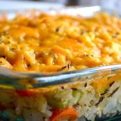 Cheesy Chicken & Wild Rice Casserole