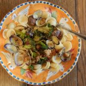 Orecchiette with Colatura di Alici, Clams & Broccoli
