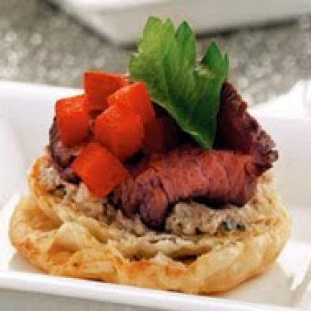 Filet Mignon Puffs w\Mushroom Paté