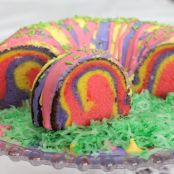 Rainbow Easter Cake