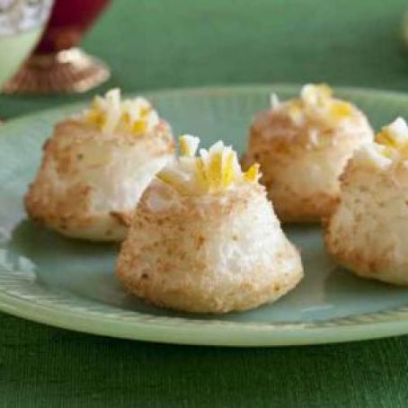 Tiny Lemon Angel Cakes with Lemon Confit