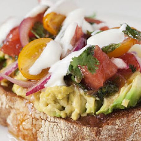 Avocado Toasts w/Heirloom Tomatoes