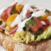 Avocado Toasts w/Heirloom Tomatoes