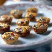 Mini Frittatas with Ham and Cheese