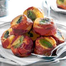 Basil and Prosciutto Corn Muffins