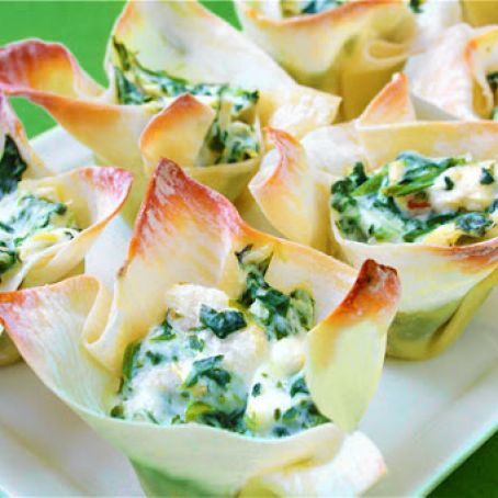 Spinach & Artichoke Cups