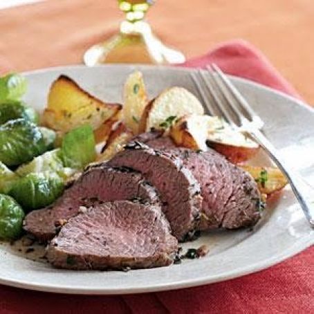 Herb-Roasted Beef and Potatoes