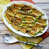 Parmesan Encrusted Zucchini Recipe