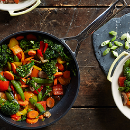 Ginger-Sesame Vegetable Stir-Fry (Le Creuset)