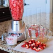 Watermelon and Strawberry Lemonade