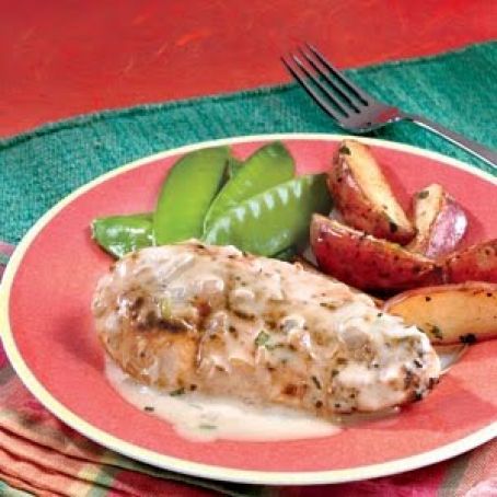 Chicken in Tarragon Cream Sauce