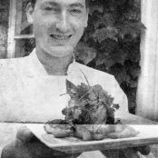 Chef Robaina's Chili Shrimp On Marinated Strawberries with Tamarind Reduction